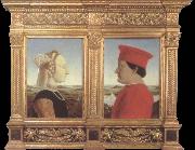Piero della Francesca Portraits of Federico da Montefeltro and Battista Sforza oil painting